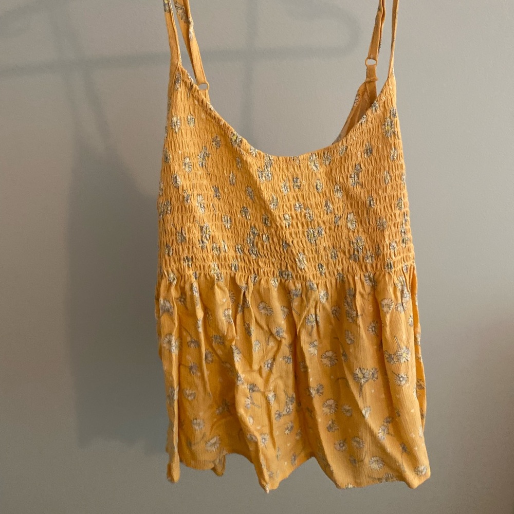 New with tags PacSun yellow floral tank